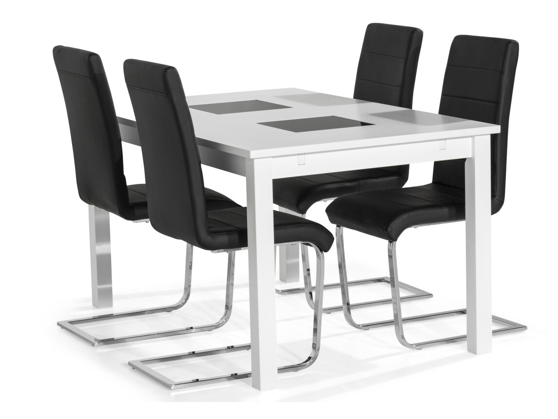 Conjunto para refeições Scandinavian Choice 670 (Preto + Prata)