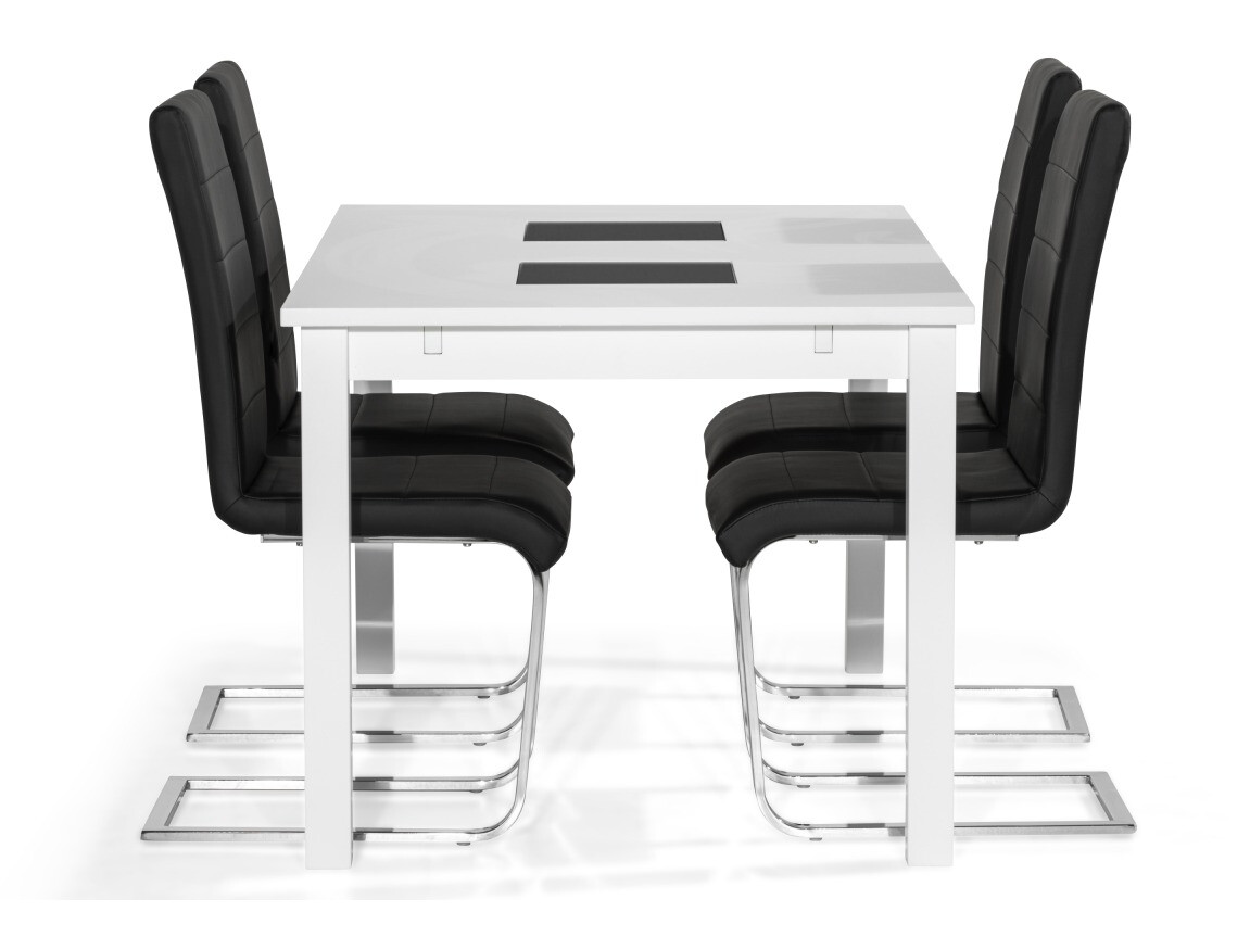 Conjunto para refeições Scandinavian Choice 670 (Preto + Prata)