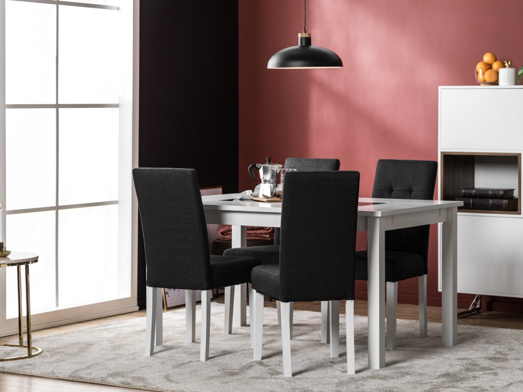 Conjunto para refeições Scandinavian Choice 671 (Cinzento escuro + Branco)