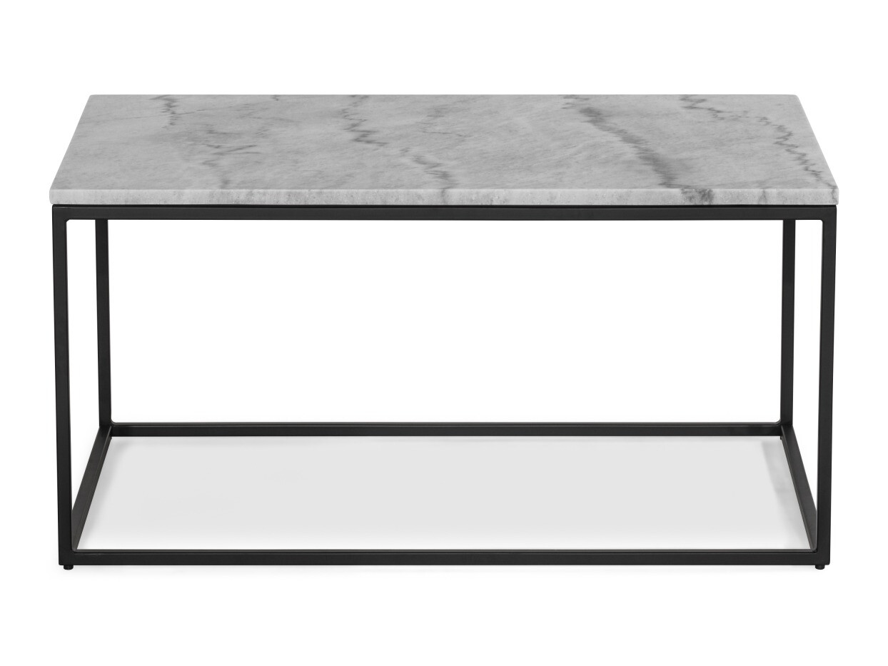 Mesa para revistas Concept 55 145 (Cinzento mármore + Preto)