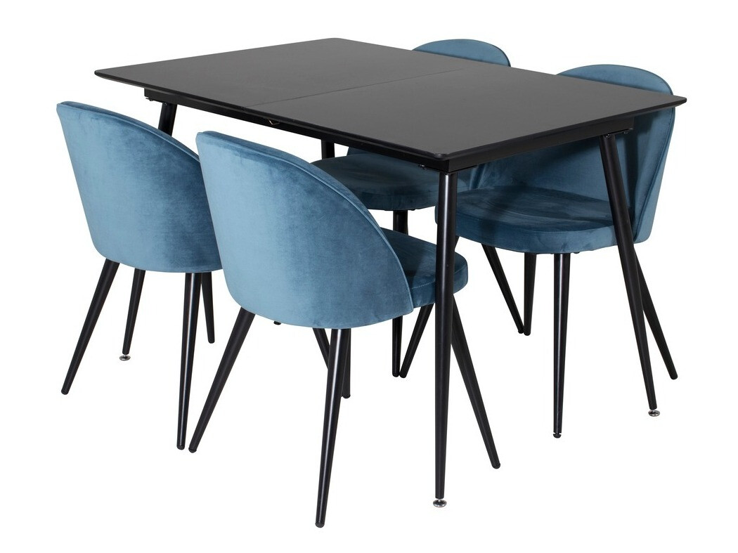 Conjunto para refeições Dallas 1521 (Azul + Preto)