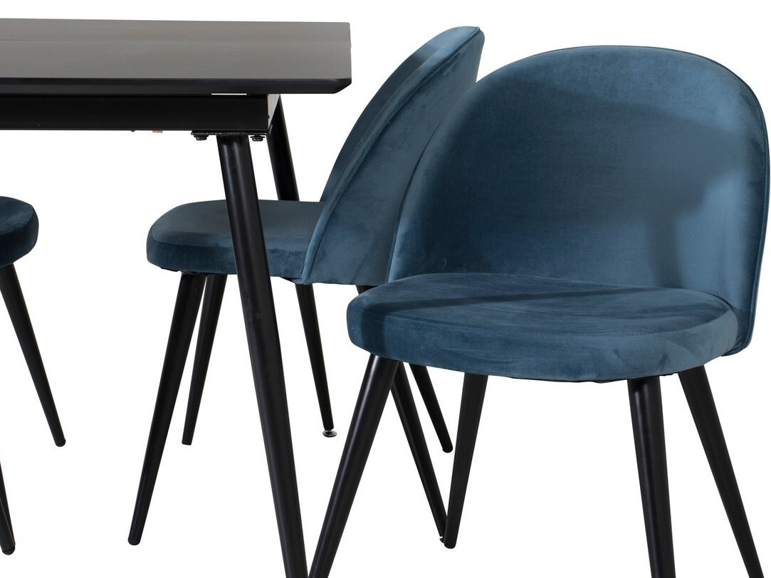 Conjunto para refeições Dallas 1521 (Azul + Preto)