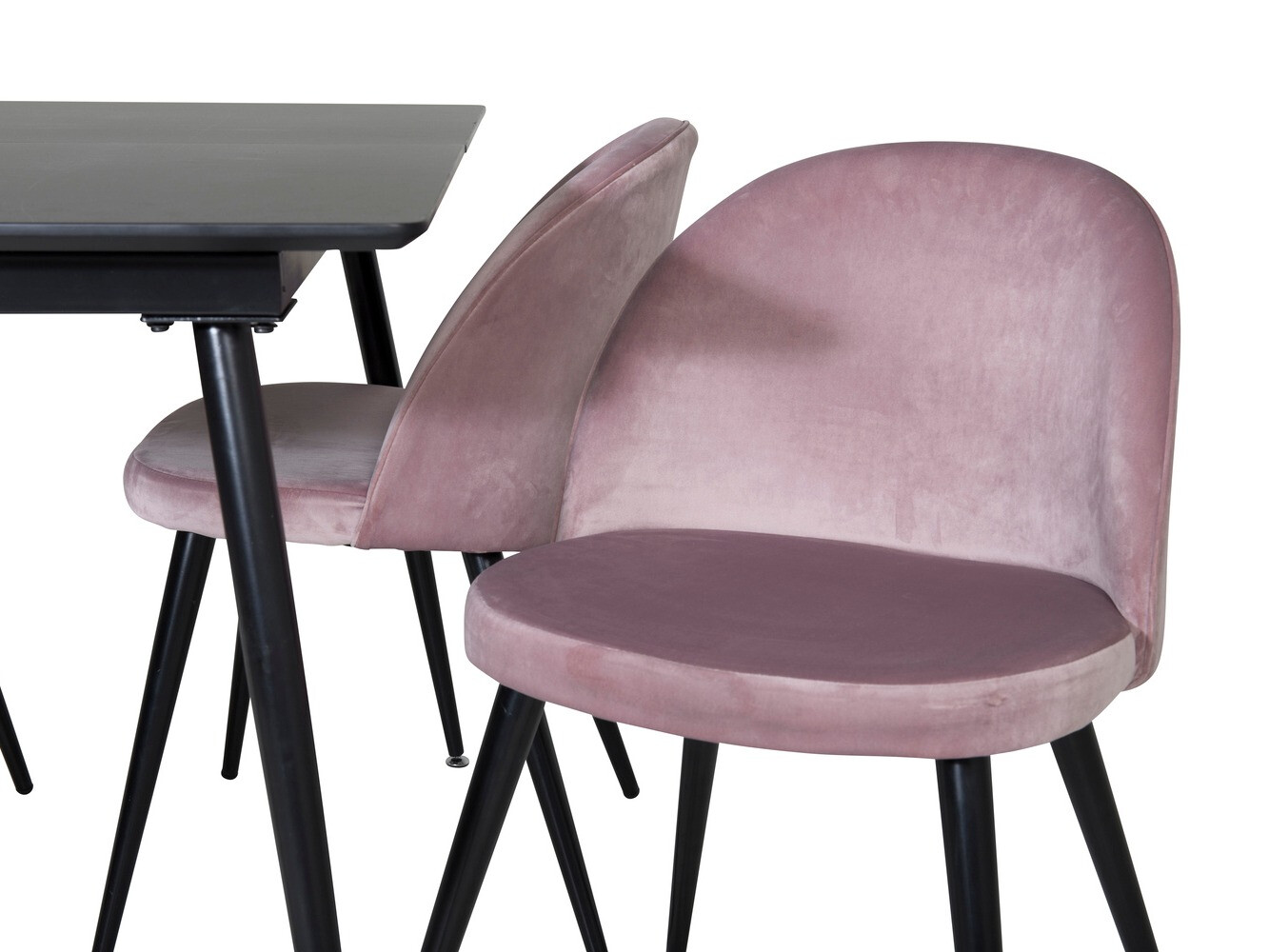 Conjunto para refeições Dallas 1521 (Rosé + Preto)