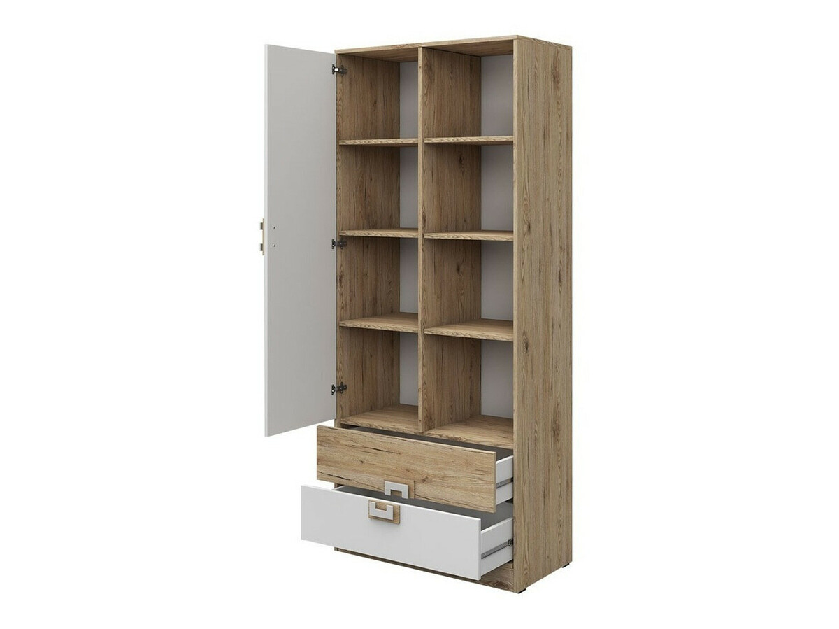 Conjuntos para quartos de criança Balvire 117 (Carvalho claro + Branco + Rosé)