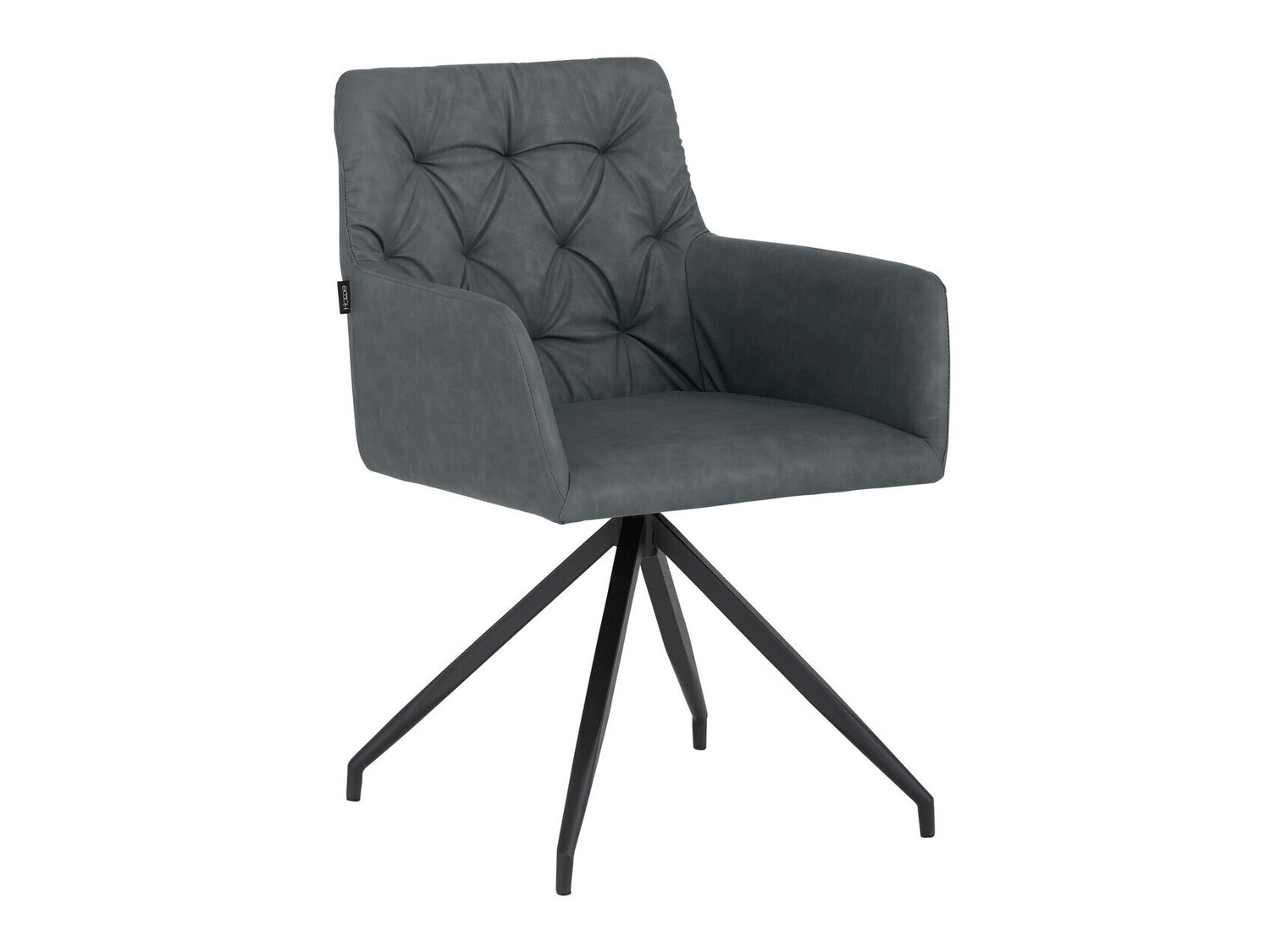 Conjunto de cadeiras Denton 143 (Cinzento escuro)