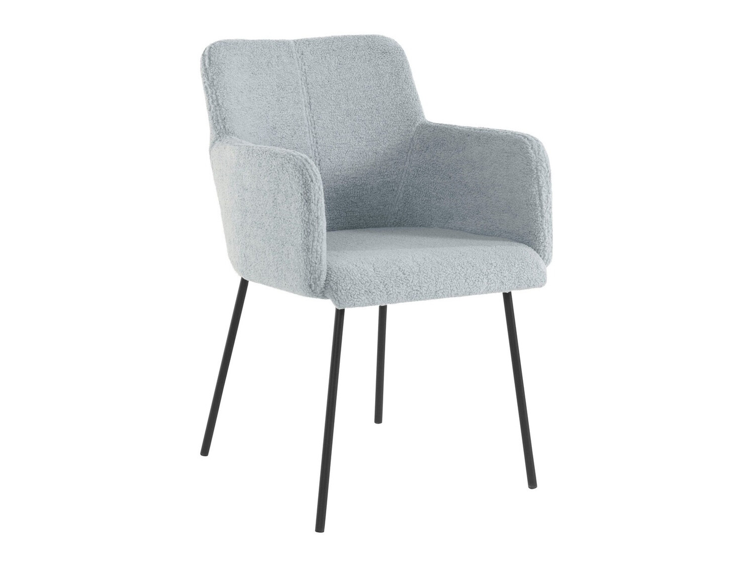 Conjunto de cadeiras Denton 282 (Cinzento + Preto)