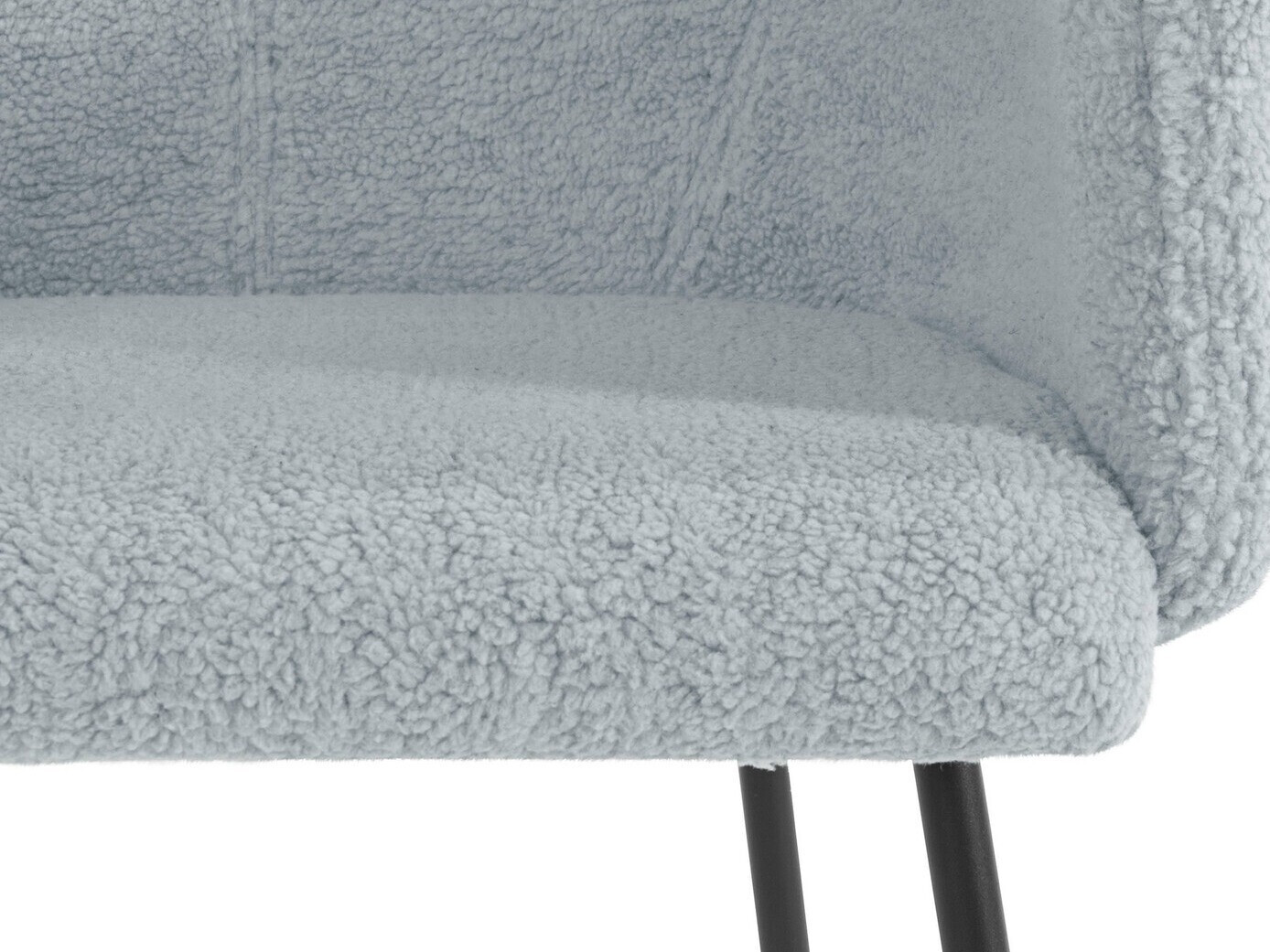 Conjunto de cadeiras Denton 282 (Cinzento + Preto)