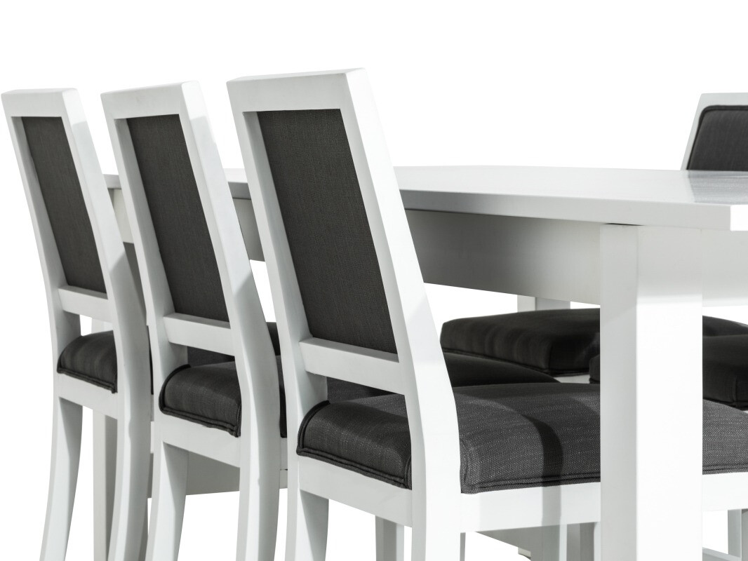 Conjunto para refeições Scandinavian Choice 720 (Branco + Cinzento escuro)