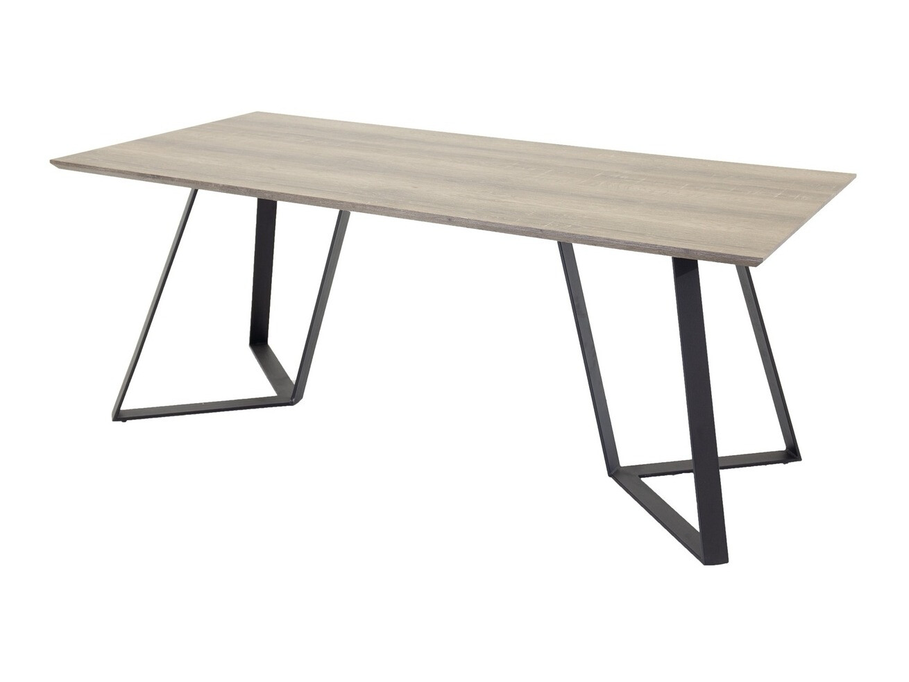 Mesa Dallas 372 (Madeira clara + Preto)