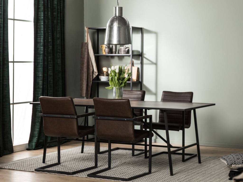 Conjunto para refeições Riverton 272 (Castanho)