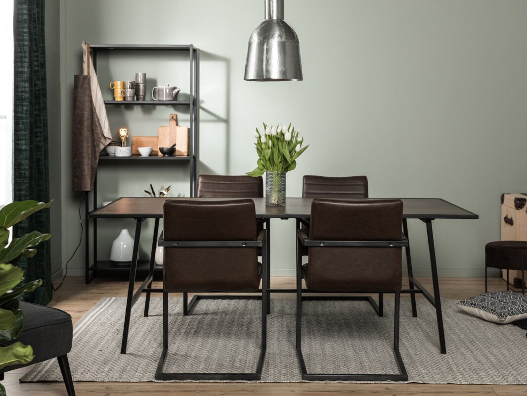 Conjunto para refeições Riverton 272 (Castanho)