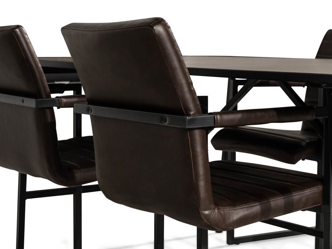 Conjunto para refeições Riverton 272 (Castanho)