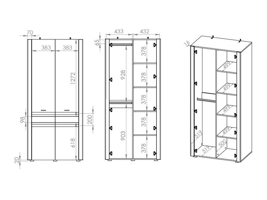 Roupeiro Madison J100
