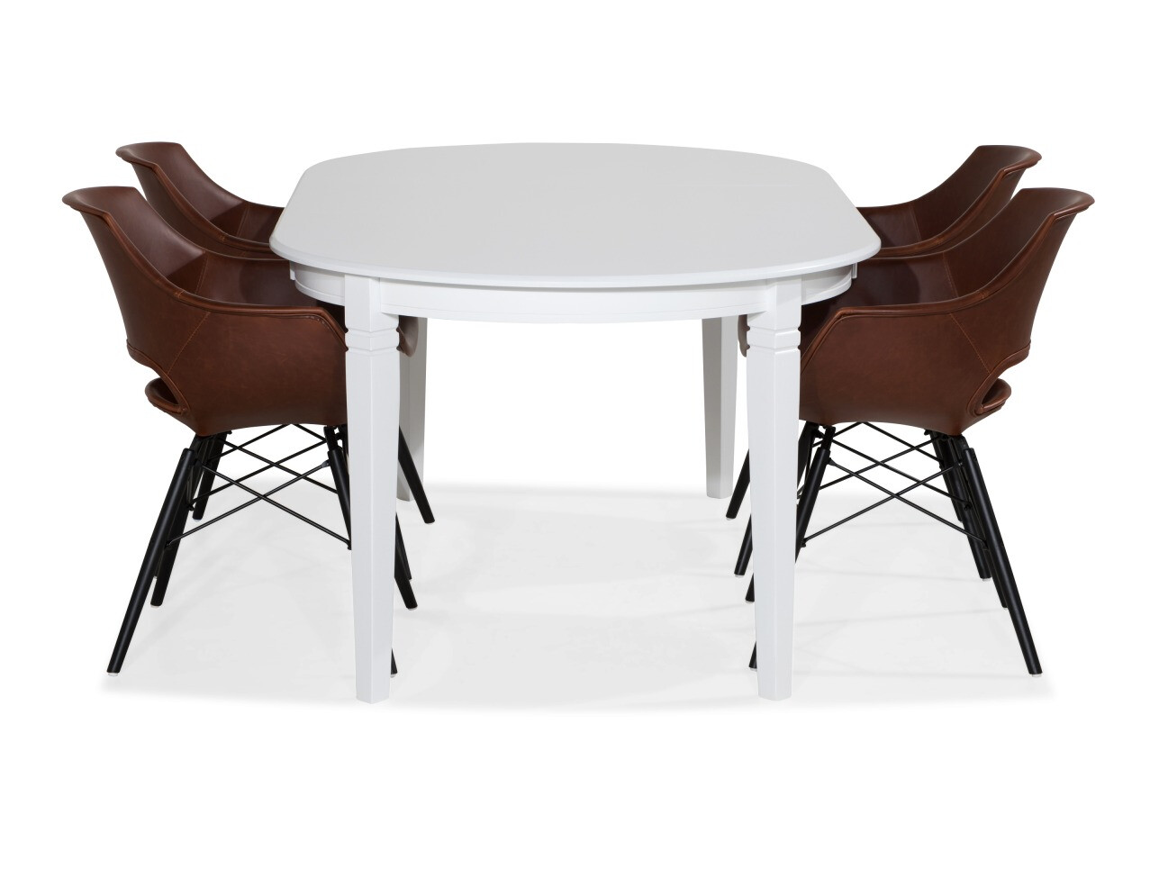 Conjunto para refeições Andrarum 190 (Castanho + Preto)