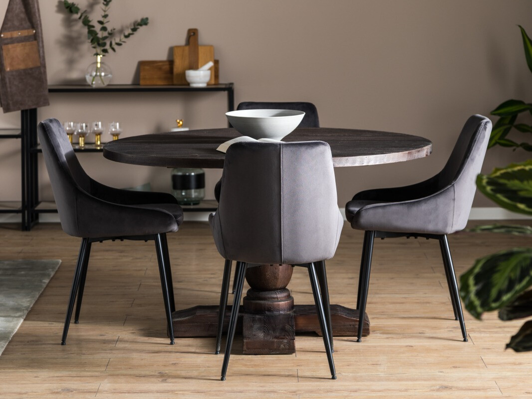 Conjunto para refeições Scandinavian Choice 743 (Cinzento + Preto)
