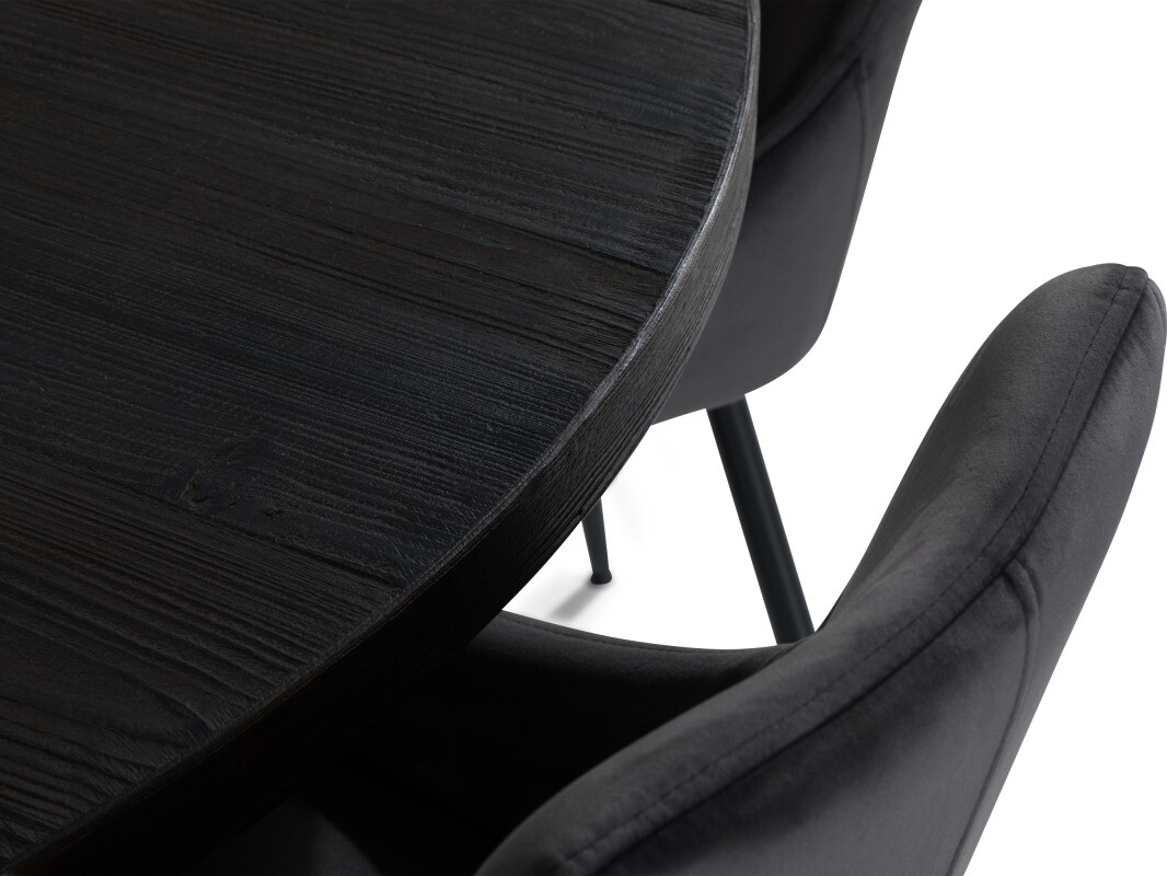 Conjunto para refeições Scandinavian Choice 744 (Cinzento + Preto)