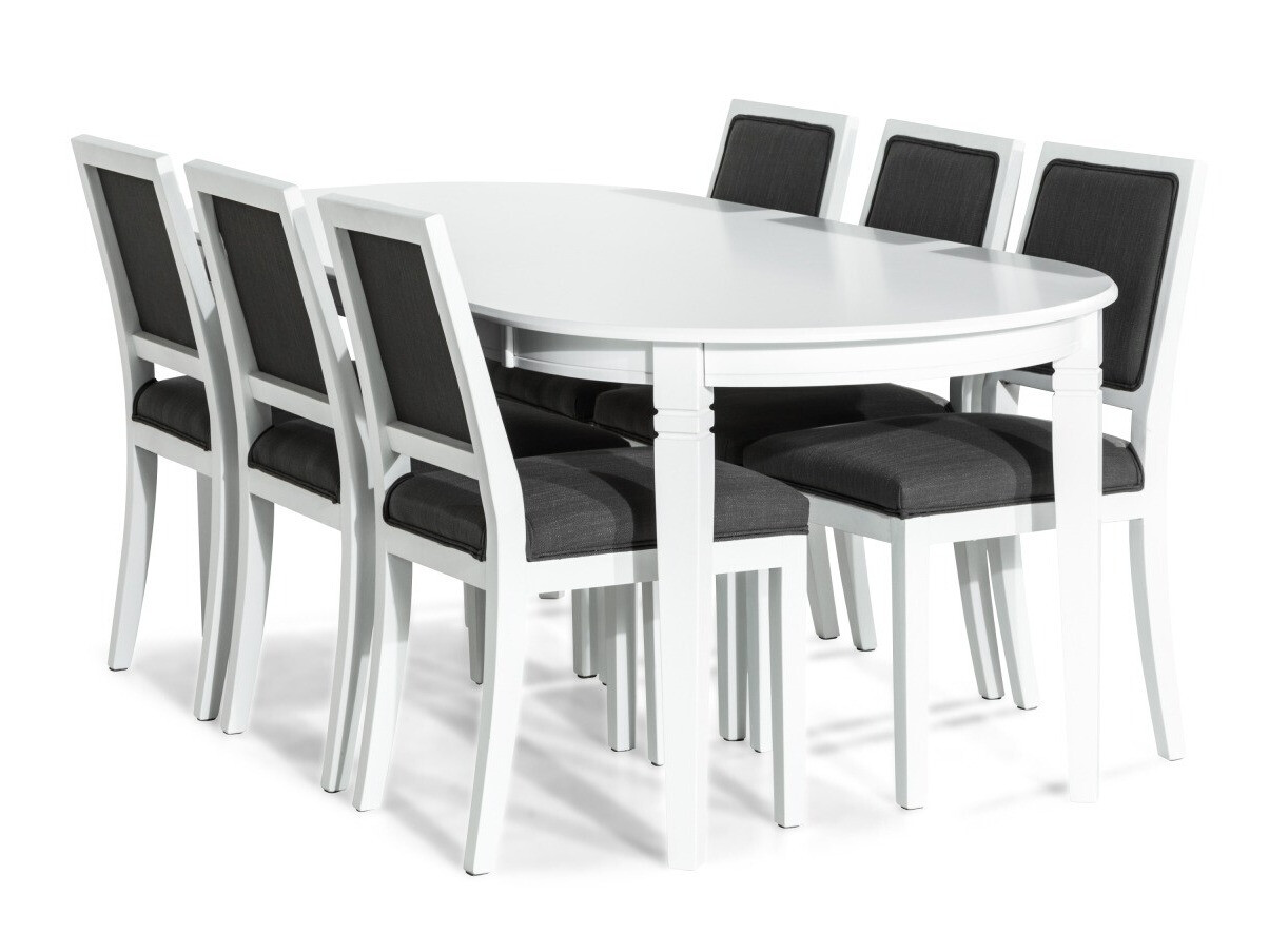 Conjunto para refeições Scandinavian Choice 750 (Branco + Cinzento escuro)