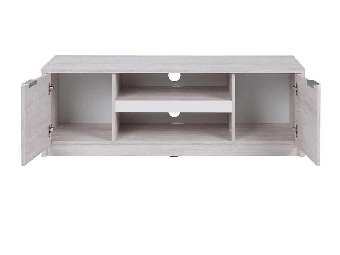 Conjunto para sala de estar Fivelbo 114 (Carvalho do Monastery + Preto brilhante)