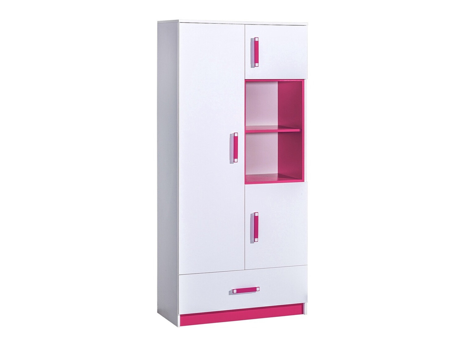 Estante Lorlare 113 (Branco + Rosa)
