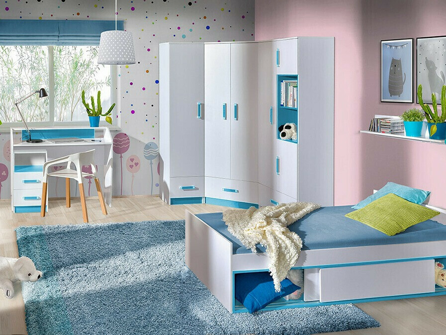 Estante Lorlare 113 (Branco + Rosa)