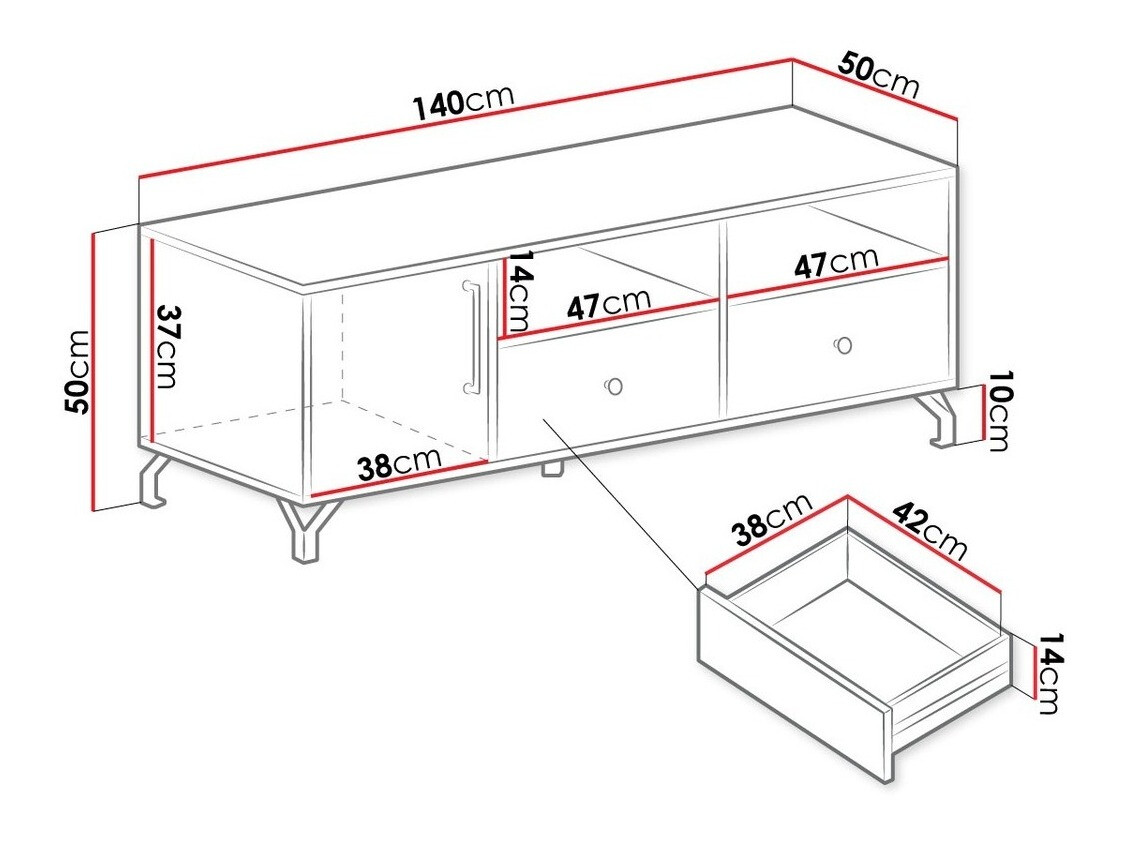Móvel de TV Omaha 122