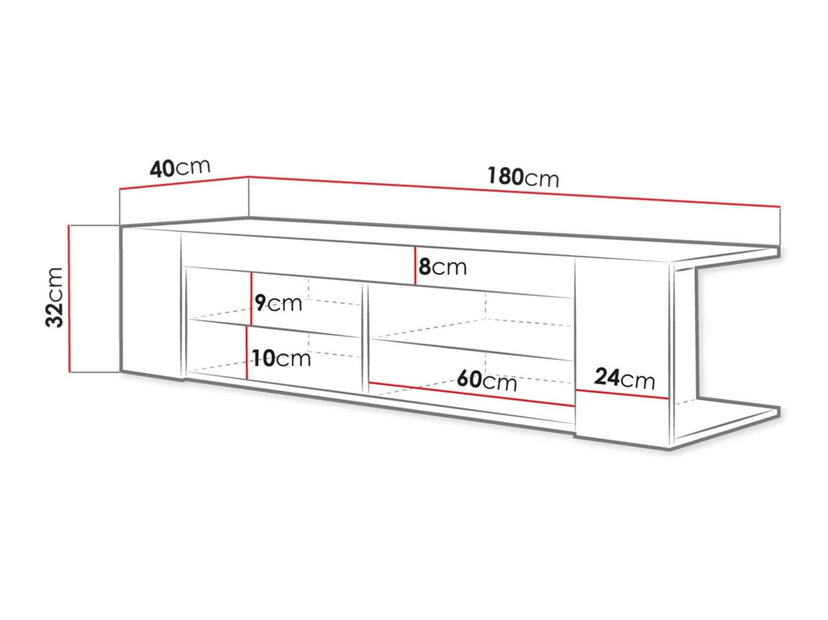 Móvel de TV Ver I (Carvalho wotan)