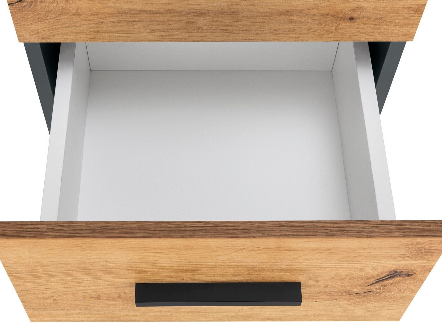 Armário de casa de banho de chão para lavatório Larlori 102 (Antracite + Carvalho)