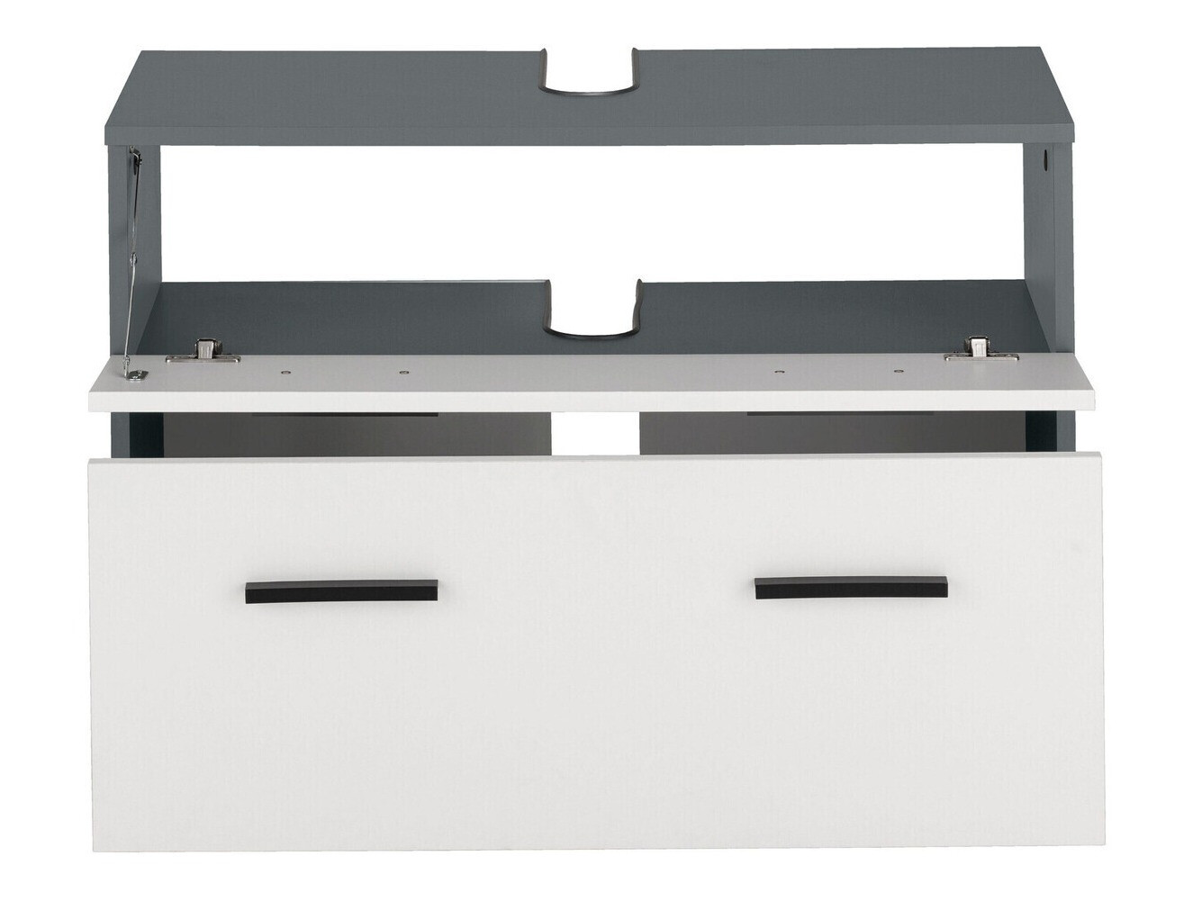 Conjunto para casa de banho Larlori 105 (Antracite + Branco)