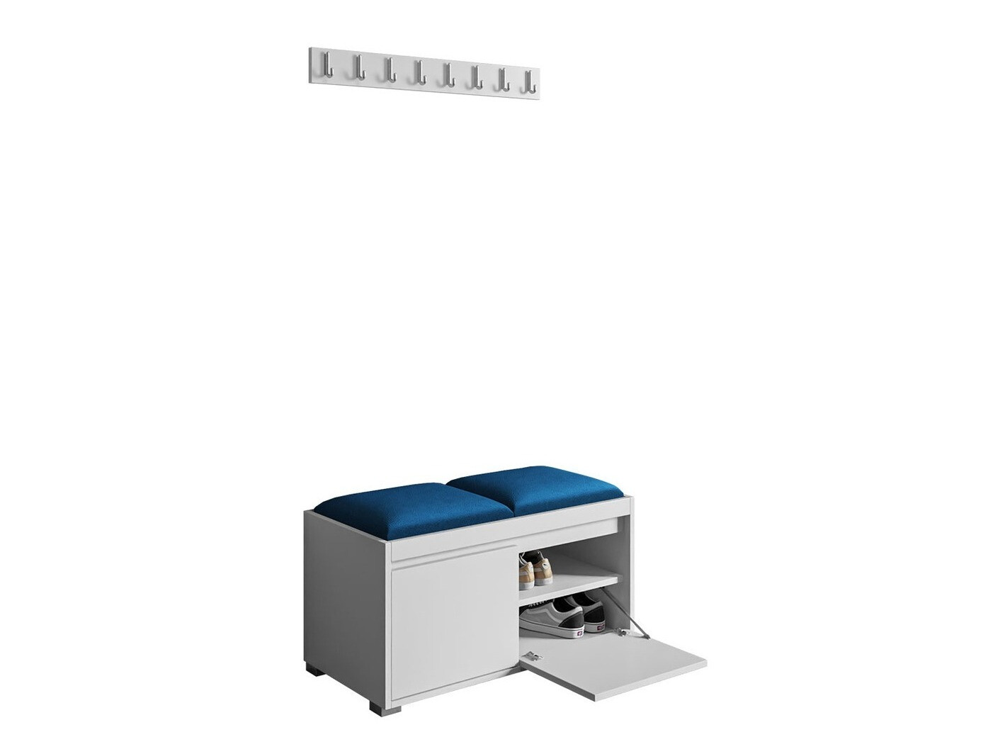 Conjunto para corredor Comfivo Pinus I (Branco + Manila 26)