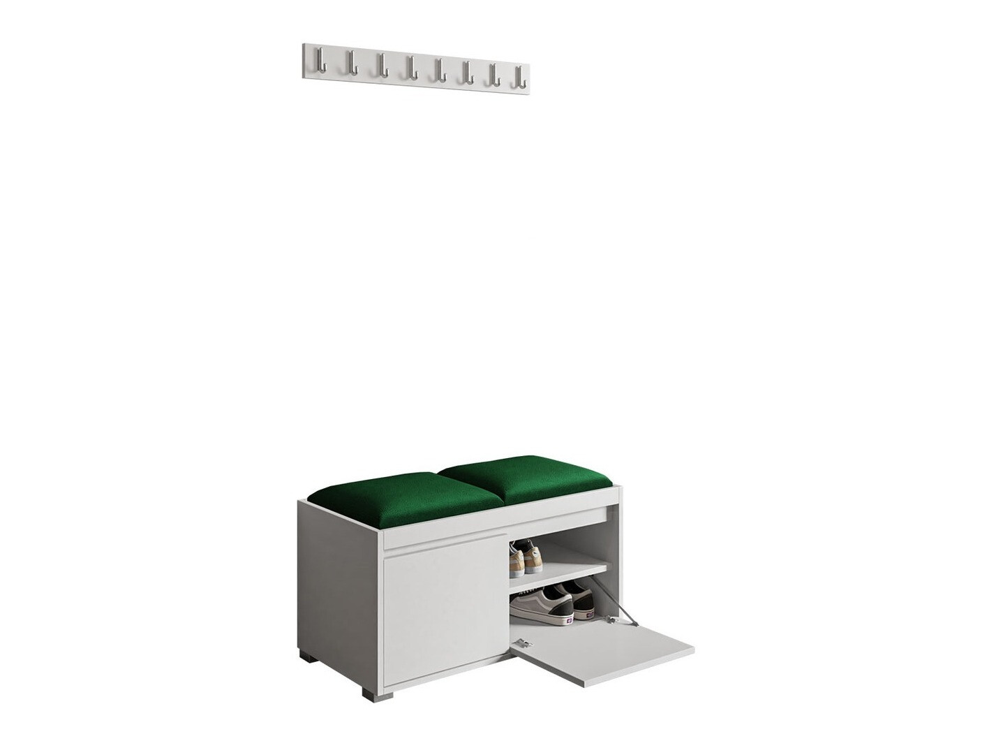 Conjunto para corredor Comfivo Pinus I (Branco + Manila 35)