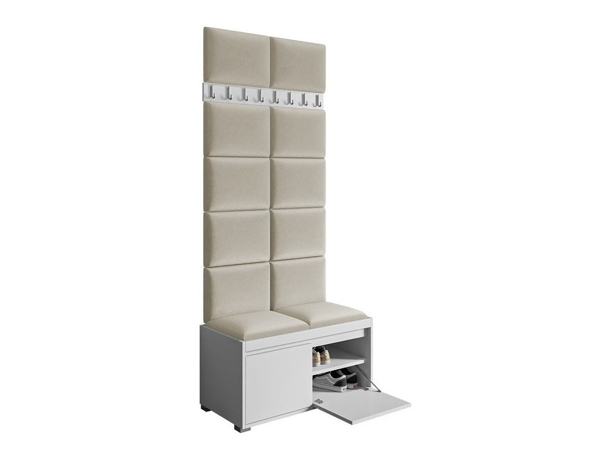 Conjunto para corredor Comfivo Pinus IV (Branco + Manila 02)