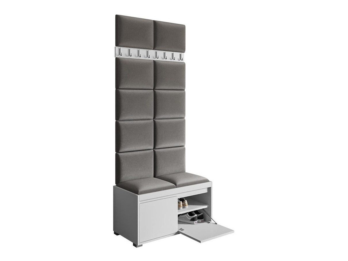 Conjunto para corredor Comfivo Pinus IV (Branco + Manila 16)