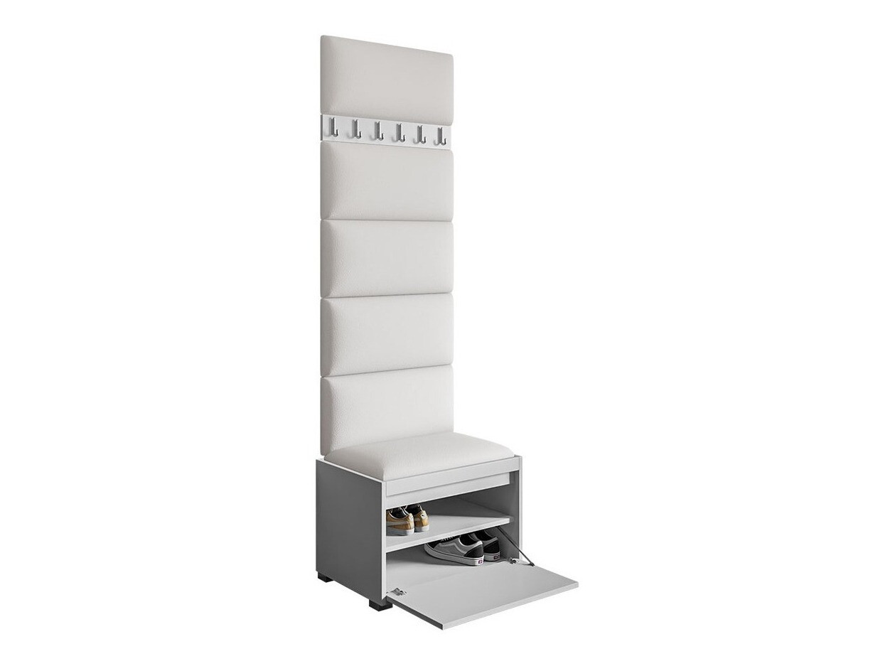 Conjunto para corredor Comfivo Pinus V (Branco + Soft 017)