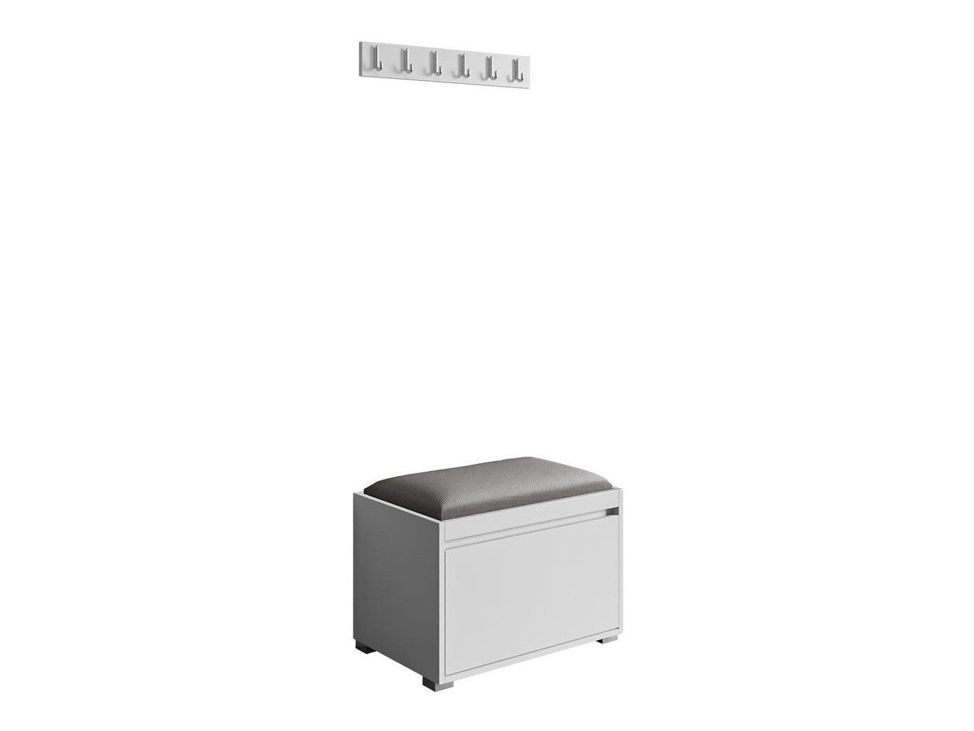Conjunto para corredor Comfivo Pinus VIII (Branco + Manila 16)