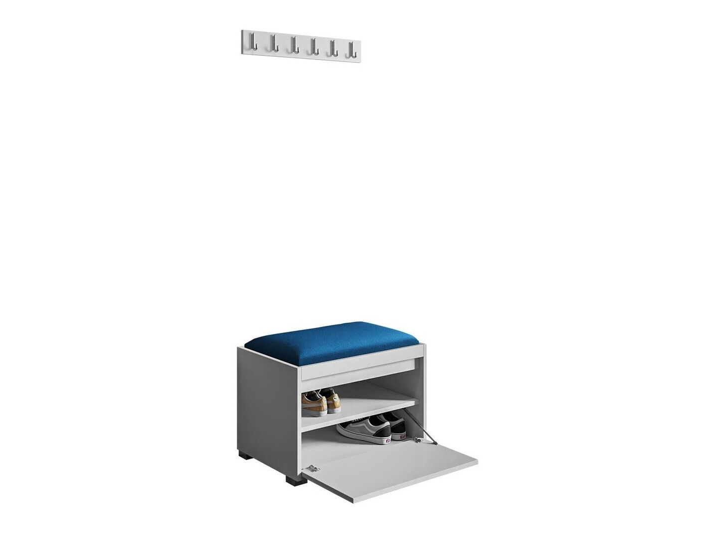 Conjunto para corredor Comfivo Pinus VIII (Branco + Manila 26)