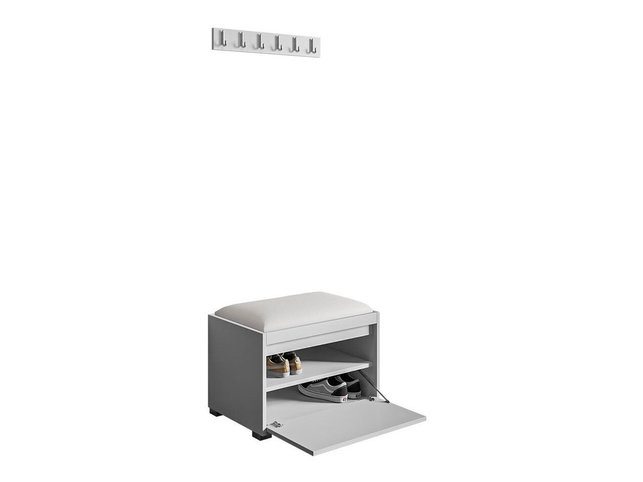 Conjunto para corredor Comfivo Pinus VIII (Branco + Soft 017)