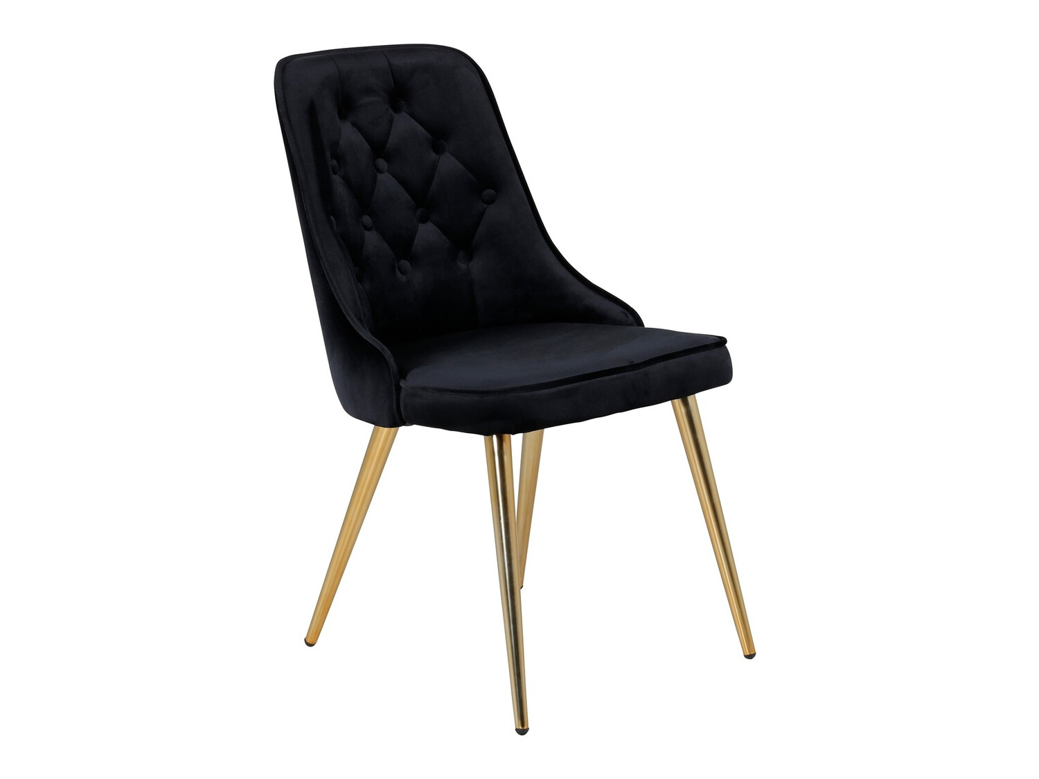 Cadeira Dallas 203 (Preto + dourado)