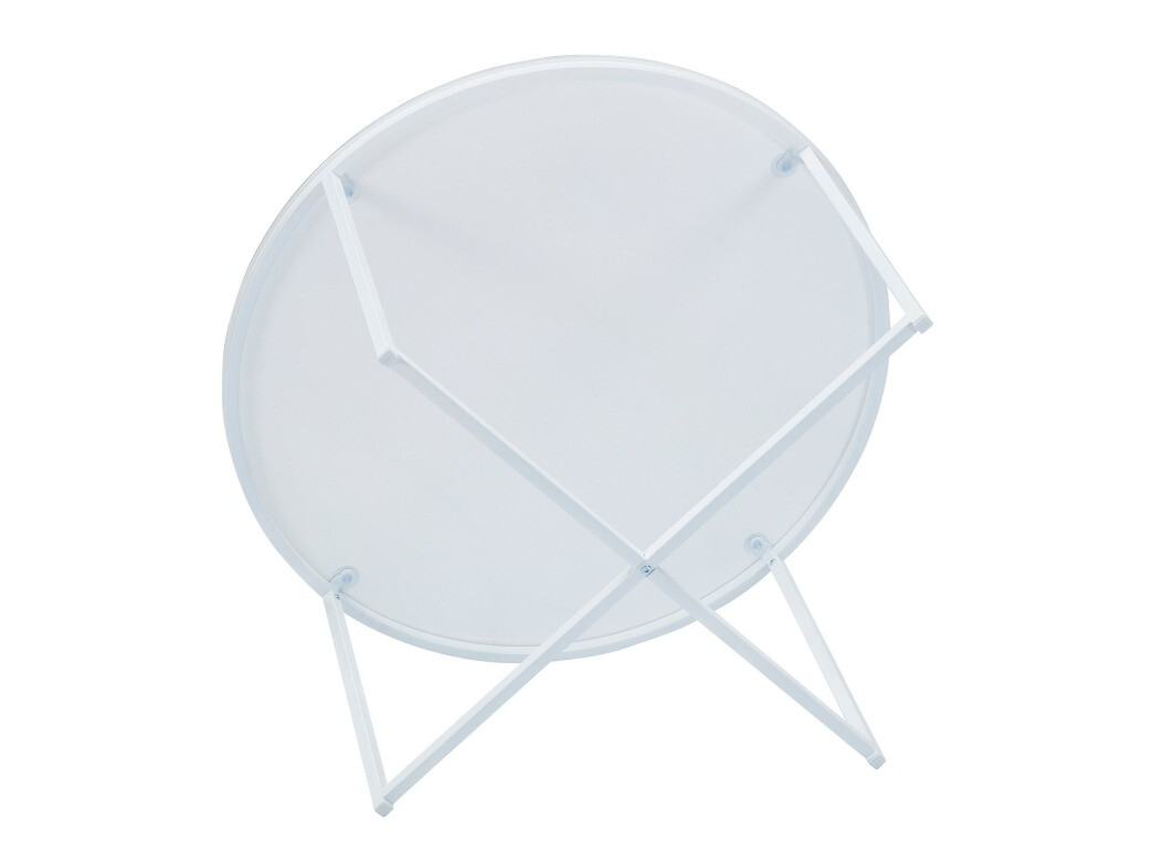 Mesa para revistas Riverton 380 (Marmore branco + Branco)