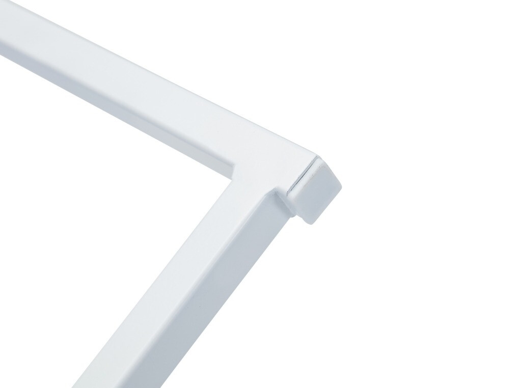 Mesa para revistas Riverton 380 (Marmore branco + Branco)