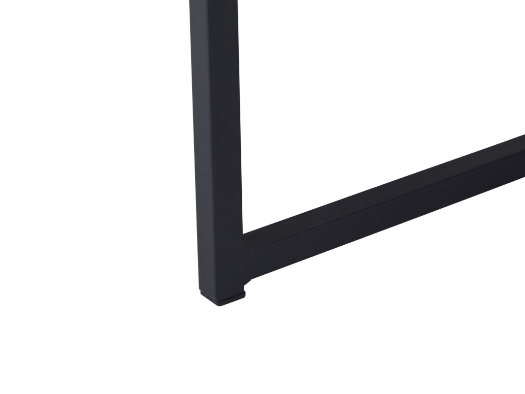 Mesa para revistas Riverton 380 (Marmore branco + Preto)