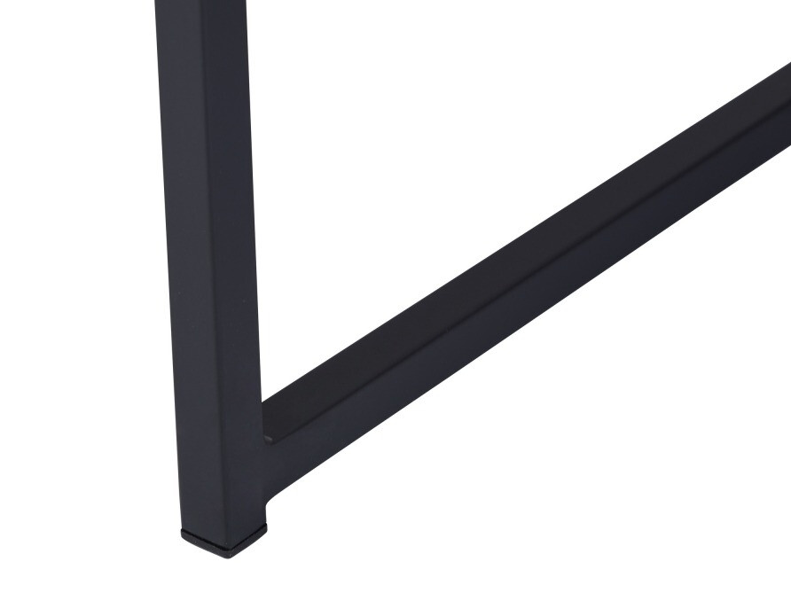 Mesa para revistas Riverton 380 (Mármore preto + Preto)