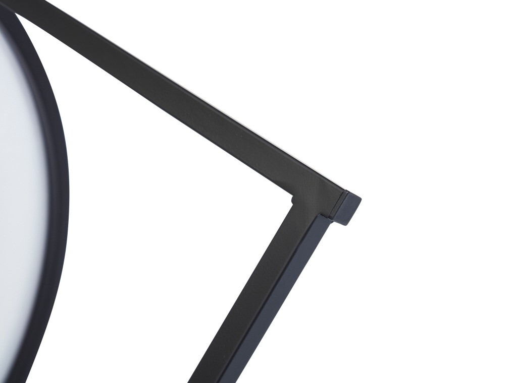 Mesa para revistas Riverton 380 (Mármore preto + Preto)