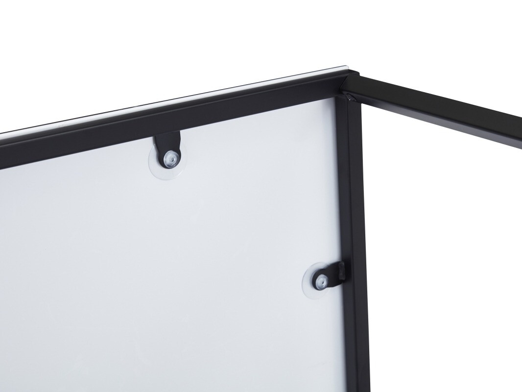 Mesa para revistas Riverton 381 (Mármore preto + Preto)