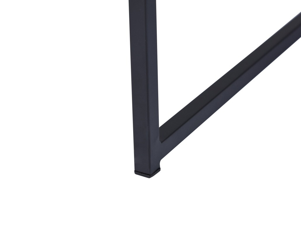 Mesa para revistas Riverton 381 (Mármore preto + Preto)