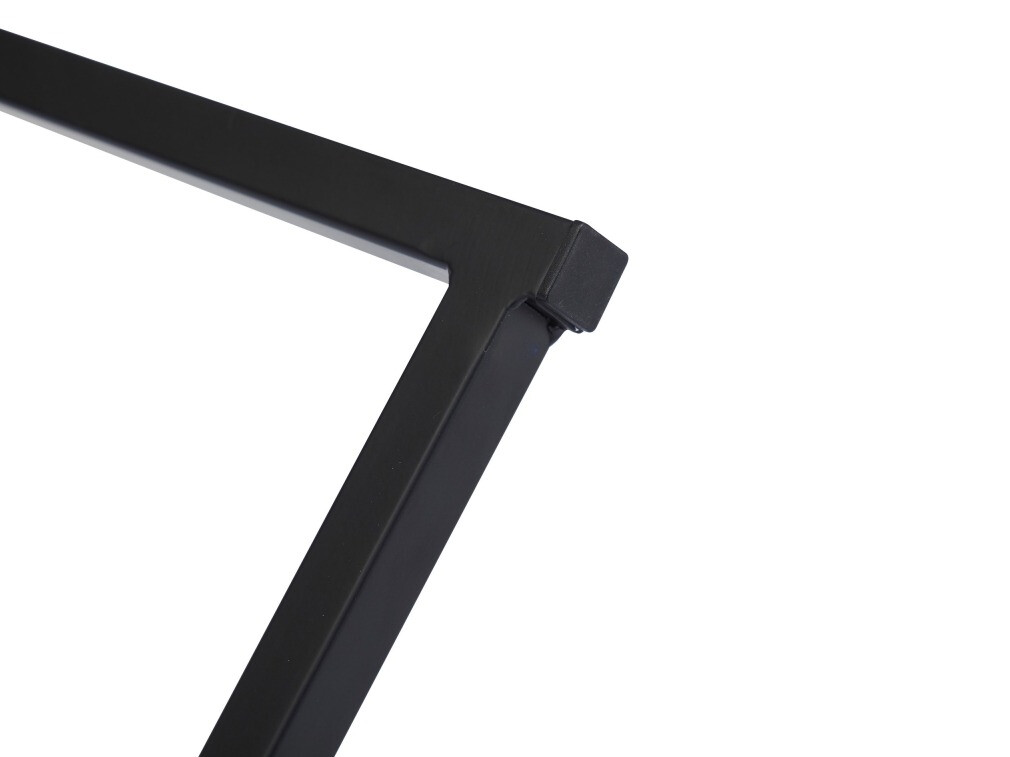 Mesa para revistas Riverton 381 (Mármore preto + Preto)