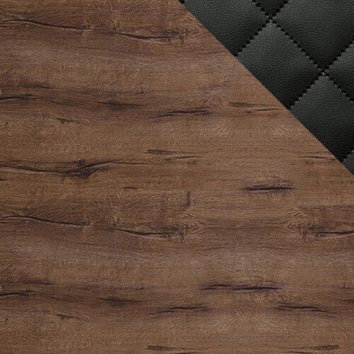 Conjunto para quarto Catromi 112 (Carvalho do Monastery + Soft Pik 011)