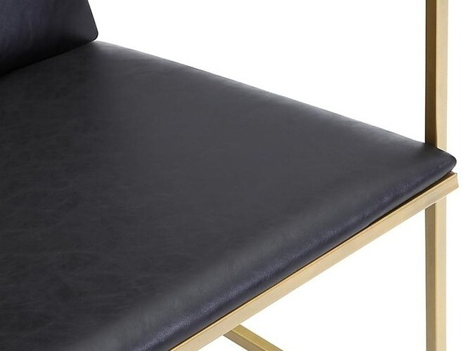 Poltrona Concept 55 192 (Preto + Dourado)