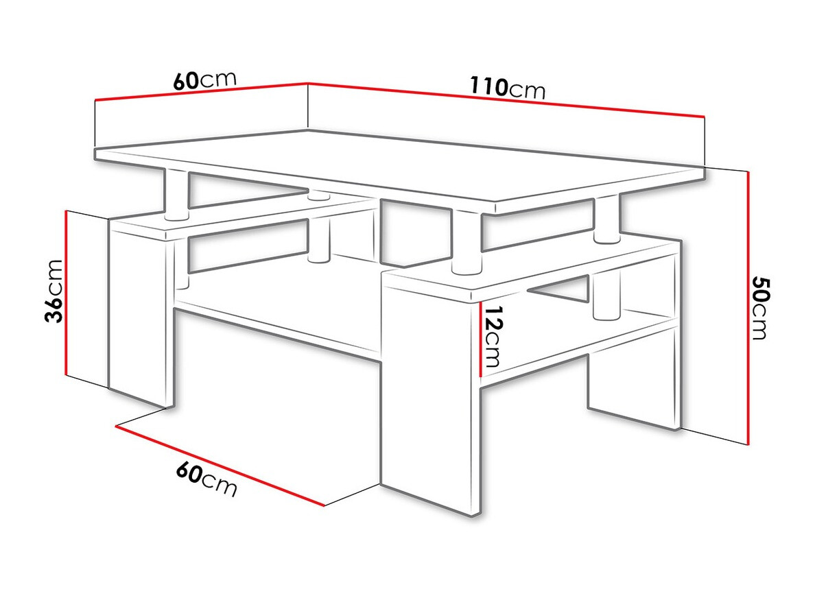 Mesa de centro Fortunal (Branco)