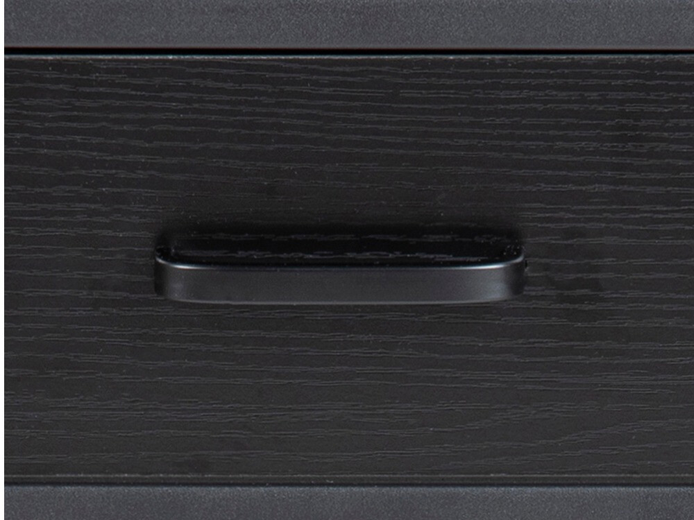 Mesa de cabeceira Norsica Sevferi 128 (Cinza preta + Preto)