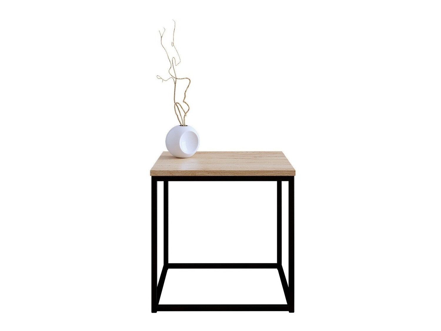 Mesa de centro Germantown 106 (Preto mate + carvalho)